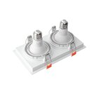 Spot De Embutir Recuado Nordecor Loyo Para 2 Lâmpadas Par 20