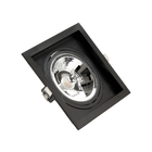 Spot de Embutir Recuado Quadrado AR111 Preto Save Energy