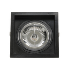Spot de Embutir Recuado Quadrado AR111 Preto Save Energy