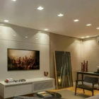 Spot De Embutir Recuado Quadrado Direcionável Branco/preto +