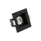 Spot de Embutir Recuado Quadrado Mini Dicroica Preto Save Energy