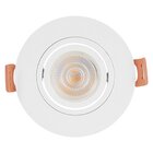 Spot De Embutir Redondo Plano Branco Para Lâmpada Mr11 6276 M