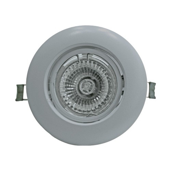 Spot de Embutir Baxton Avior I Redondo Policarbonato Prata 1 Lamp Bivolt