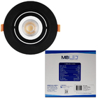 Spot De Embutir Redondo Preto Para Lâmpada Par20