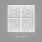 Spot De Embutir Slim Frame Branco P/ 1x E27 E Par 20 Ya002w B