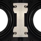 Spot De Embutir Slim Frame Preto Gu10 P/mr16 Ya001b Bella St2