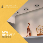 Spot De Led Direcionável Embutir Redondo P/ Par20 E27 Bivolt