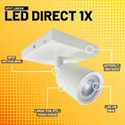 Spot De Led Direct Mr16 Linear 4w Branco Taschibra 6500k Bran
