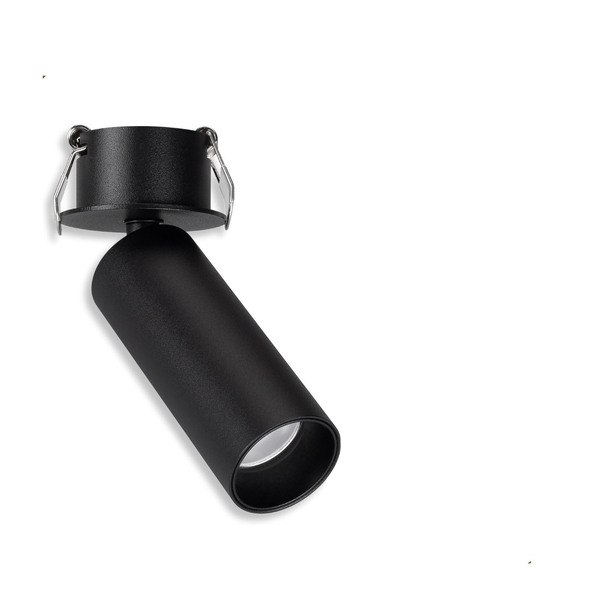 Spot De Led Embutir Preto 5w Direcionável Para Teto Bivolt