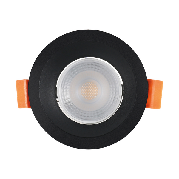 Spot De Led Recuado Embutir Redondo 3w Bivolt Preto Blumenau