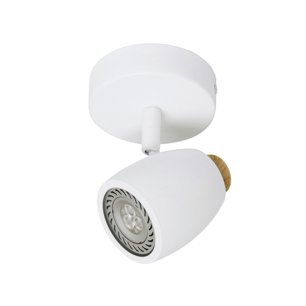 Spot de Sobrepor 1 Lâmpada Branco Nordic Inspire