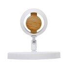 Spot de Sobrepor 1 Lâmpada Metal Acetinado Branco Scandi Attena