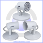 Spot De Sobrepor 1 Lampada Dicroica Em Led Direcional