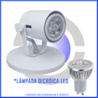 Spot De Sobrepor 1 Lampada Dicroica Em Led Direcional