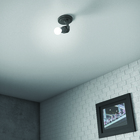 Spot de Sobrepor 1 Lâmpada Preto Aleta Franzin