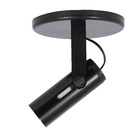 Spot de Sobrepor 1 Lâmpada Preto Duto Franzmar