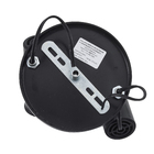 Spot de Sobrepor 2 Lâmpada Plástico Preto Duto  M.A Luz