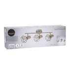 Spot de Sobrepor 3 Lâmpadas Prata Diamond Inspire