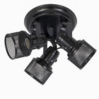 Spot de Sobrepor 3 Lâmpadas Preto Lanterna Franzmar