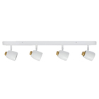 Spot de Sobrepor 4 Lâmpadas Branco Nordic Inspire