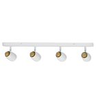 Spot de Sobrepor 4 Lâmpadas Branco Nordic Inspire