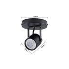 Spot De Sobrepor Com Canopla Mbled Classic Mr16 Gu10 Bivolt P