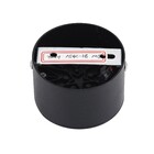 Spot de Sobrepor Redondo Com LED Luz Branca Reflex Preto IP20 Gaya