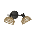 Spot de Sobrepor Cônico para 2 Lâmpadas Preto e Bege IP20 Mikona Inspire