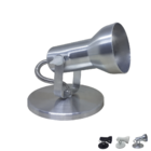 Spot De Sobrepor Direcionavel 1 E27 Preto Branco Escovado