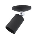 Spot De Sobrepor Direcionável Cannon Mr11 Preto Taschibra