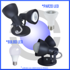 Spot De Sobrepor Duplo Para Quarto Sala Cozinha Bulbo Led