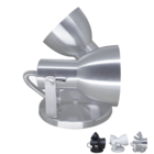 Spot De Sobrepor Duplo Para Quarto Sala Cozinha Bulbo Led