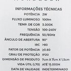 Spot De Sobrepor/embutir Nordecor Lyas Quadrado Led 2w Bivolt