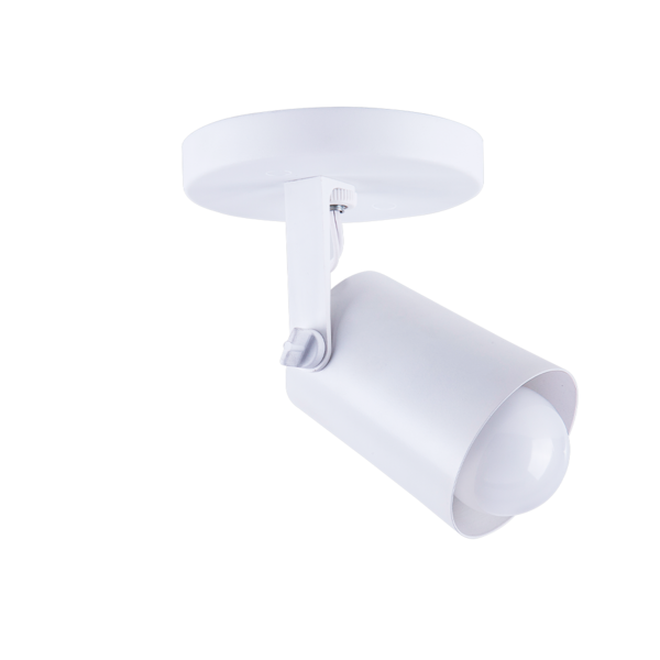 Spot De Sobrepor Moderno Direcionável Fokus 1 Lâmpada E27 Biv