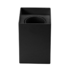 Spot De Sobrepor Mr16 Quadrado Preto