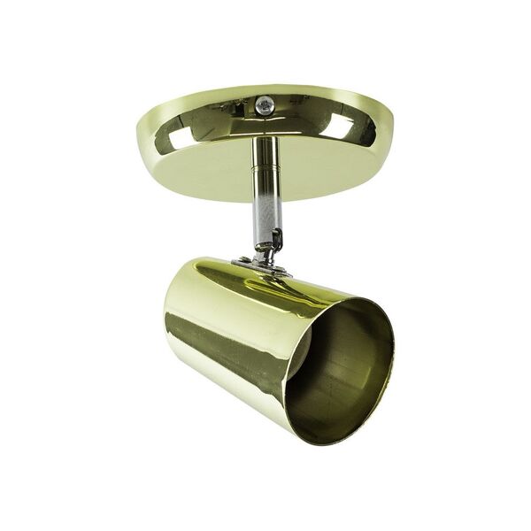 Spot De Sobrepor New Short - 1xgu10 50w Crom/dourado