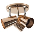 Spot De Sobrepor New Short Triplo Direcionável 3xe27 Cobre Ll