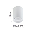 Spot De Sobrepor Nordecor Loch Ar70 Gu10 Redondo Bivolt Branc