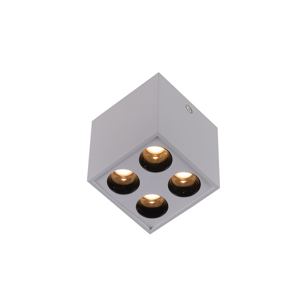 Spot De Sobrepor Nordecor Powerus Led 8w Bivolt Branco 3000k