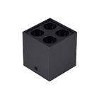 Spot De Sobrepor Nordecor Powerus Led 8w Bivolt Preto 3000k L