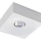 Spot De Sobrepor Quadrado Branco Led 3w 3000k 127v Ds9850 Del