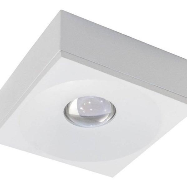Spot De Sobrepor Quadrado Branco Led 3w 3000k 127v Ds9850 Del