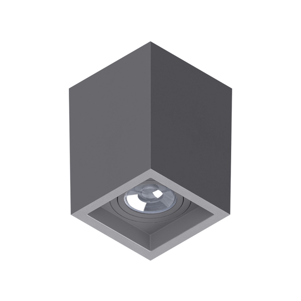 Spot de Sobrepor Quadrado Cinza Boxit PAR20 Save Energy