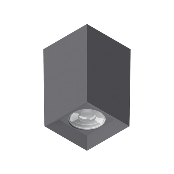 Spot de Sobrepor Quadrado Cinza Recuado Tower Save Energy