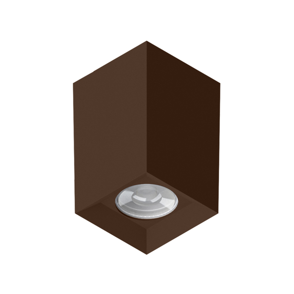 Spot de Sobrepor Quadrado Marrom Recuado Tower Save Energy