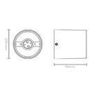 Spot De Sobrepor Taschibra Cannon Mr16 Gu10 Redondo Bivolt Pr