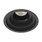 Spot De Teto Embutido Micro Borda 4160-pm Interlight - Preto