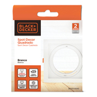 Spot Decor Quadrado AR111 Branco, conector GU10 incluso Black+Decker