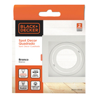 Spot Decor Quadrado PAR20 Branco, conector E27 incluso Black+Decker