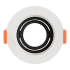 Spot Decor Redondo MR11 Branco e Preto, conector GU10 incluso Black+Decker